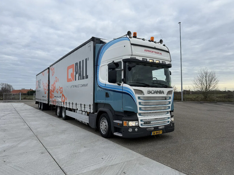 Scania R450 R450 6X2 Topline / mit 2007 Anhanger / SCR-only / Retarder / APK-TUV 4-2026 - 侧帘卡车:图1 Scania R450 R450 6X2 Topline / mit 2007 Anhanger / SCR-only / Retarder / APK-TUV 4-2026 - 侧帘卡车:图1