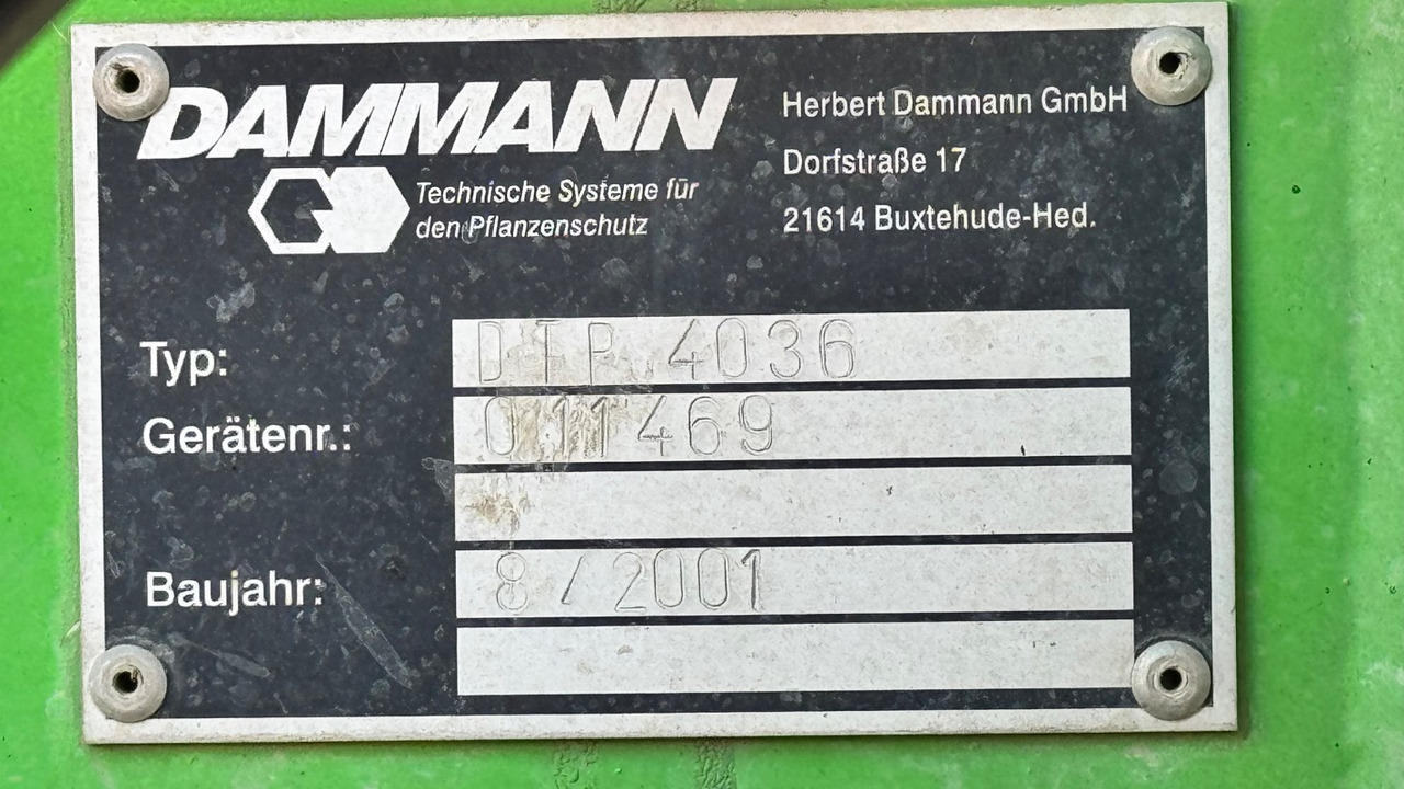 Dammann DTP 4036 ProfiClass in TOP Condition - 自推进喷雾机:图4 Dammann DTP 4036 ProfiClass in TOP Condition - 自推进喷雾机:图4