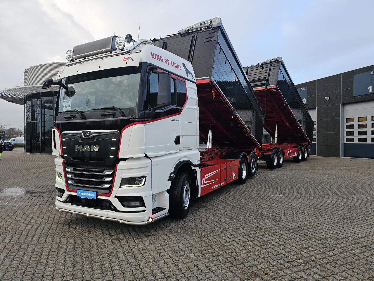 MAN TGX 26.580 6X2-4 Hængertræk - 翻斗车:图1 MAN TGX 26.580 6X2-4 Hængertræk - 翻斗车:图1