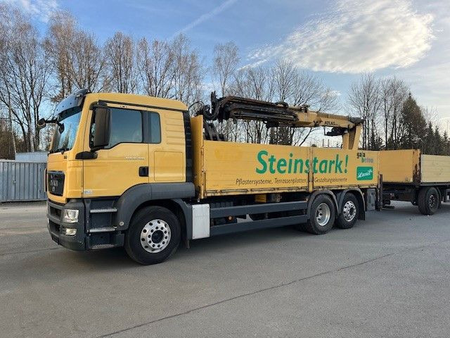 MAN TGS 26.400 Baustoff LKW mit Ladekran Atlas 210.2 MAN TGS 26.400 Baustoff LKW mit Ladekran Atlas 210.2 - 起重车, 栏板式/ 平板卡车:图2 MAN TGS 26.400 Baustoff LKW mit Ladekran Atlas 210.2 MAN TGS 26.400 Baustoff LKW mit Ladekran Atlas 210.2 - 起重车, 栏板式/ 平板卡车:图2