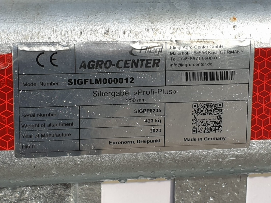 Fliegl SILIERGABEL PROFI-PLUS - 牵引车前端装载机:图5 Fliegl SILIERGABEL PROFI-PLUS - 牵引车前端装载机:图5