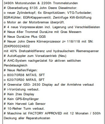 John Deere 8400i PREMIUM USED - 收割机:图2 John Deere 8400i PREMIUM USED - 收割机:图2