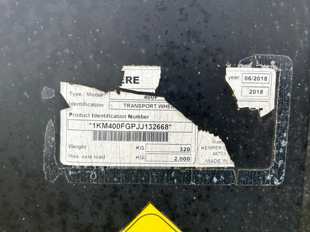 Kemper 400F Zusatzfahrwerk - 玉米收割装置:图3 Kemper 400F Zusatzfahrwerk - 玉米收割装置:图3