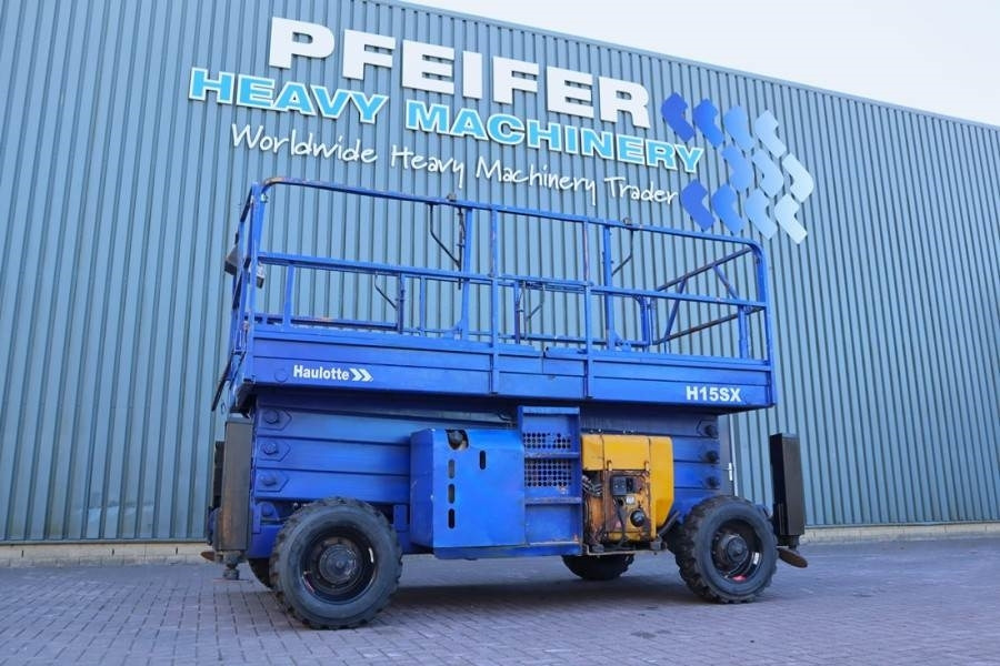 Haulotte H15SX New Tyres, Diesel, 4x4 Drive, 15 Working Hei - 剪式升降机:图1 Haulotte H15SX New Tyres, Diesel, 4x4 Drive, 15 Working Hei - 剪式升降机:图1