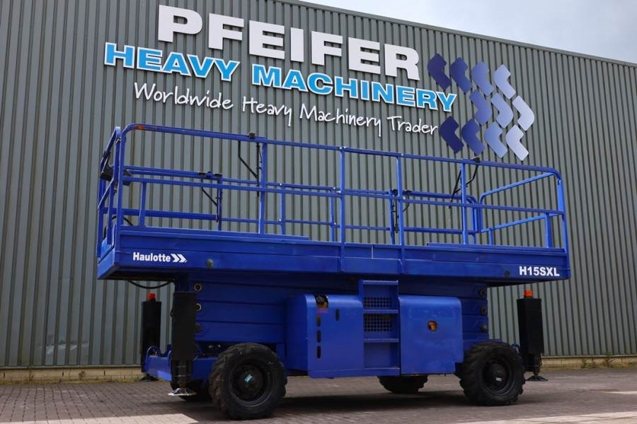 Haulotte H15SXL Diesel, 4x4 Drive, 15m Working Height, 500k - 剪式升降机:图1 Haulotte H15SXL Diesel, 4x4 Drive, 15m Working Height, 500k - 剪式升降机:图1