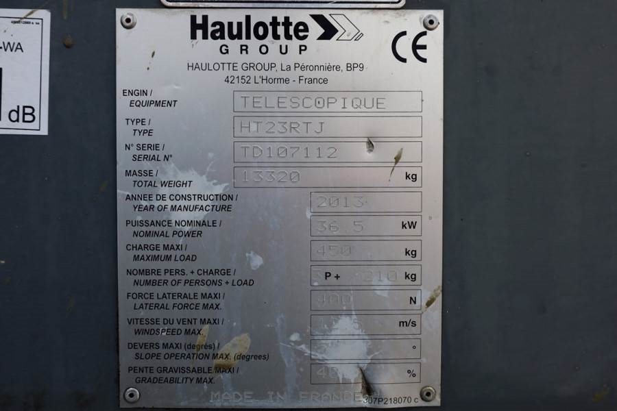 伸缩臂 Haulotte HT23RTJ PRO Diesel, 4x4x4 Drive, 22.5 m Working He：图6