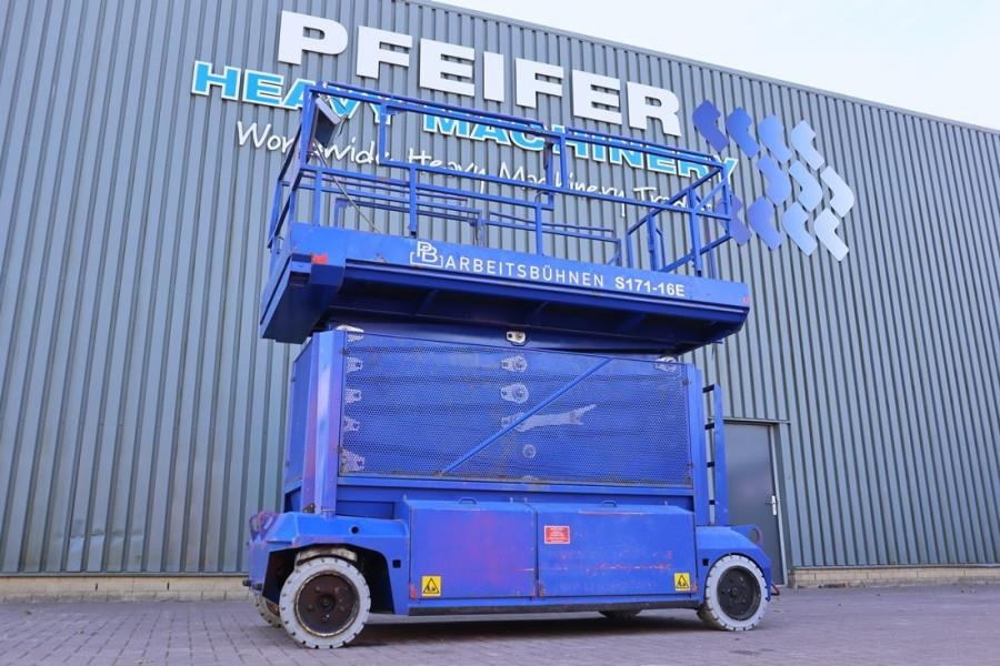 PB LIFT S171-16E Electric, 17.3m Working Height, 400k - 剪式升降机:图1 PB LIFT S171-16E Electric, 17.3m Working Height, 400k - 剪式升降机:图1