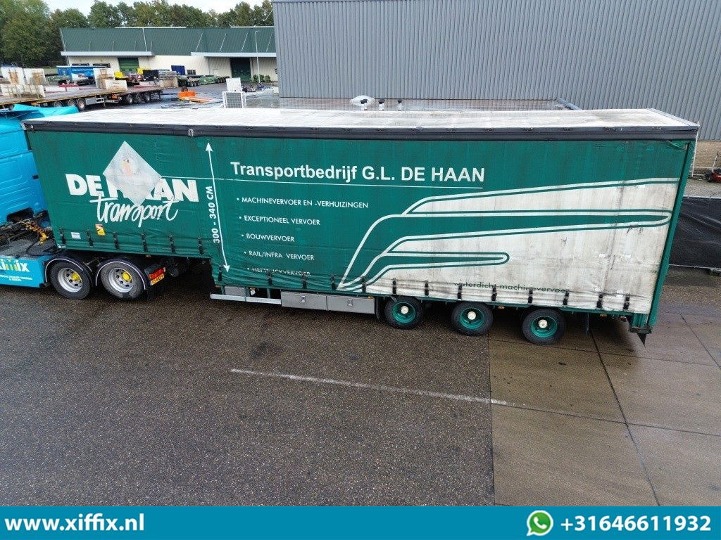 DRACO 3-ass. Semi dieplader met huifopbouw / 2x gestuurd - 低装载半拖车:图2 DRACO 3-ass. Semi dieplader met huifopbouw / 2x gestuurd - 低装载半拖车:图2