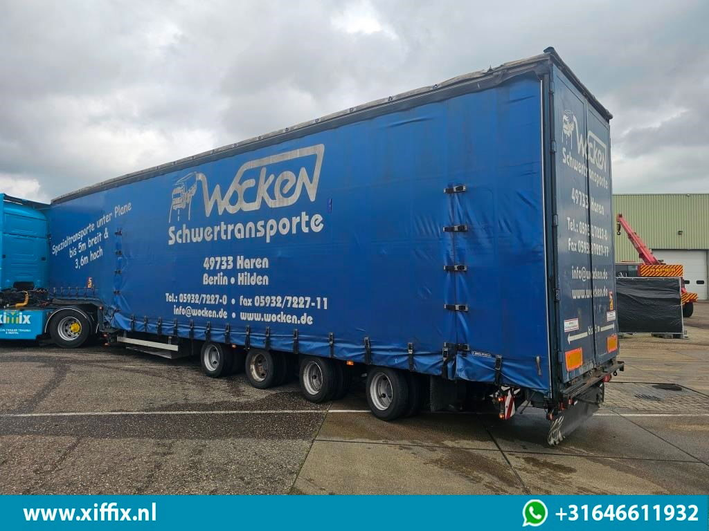 Dinkel 4-ass. Semi dieplader met elektrische huifopbouw / 2x naloop gestuurd - 低装载半拖车:图5 Dinkel 4-ass. Semi dieplader met elektrische huifopbouw / 2x naloop gestuurd - 低装载半拖车:图5