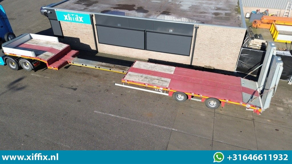 Faymonville 2-ass. Uitschuifbare semi dieplader met dubbele hydr. Kleppen / Nalo - 低装载半拖车:图2 Faymonville 2-ass. Uitschuifbare semi dieplader met dubbele hydr. Kleppen / Nalo - 低装载半拖车:图2