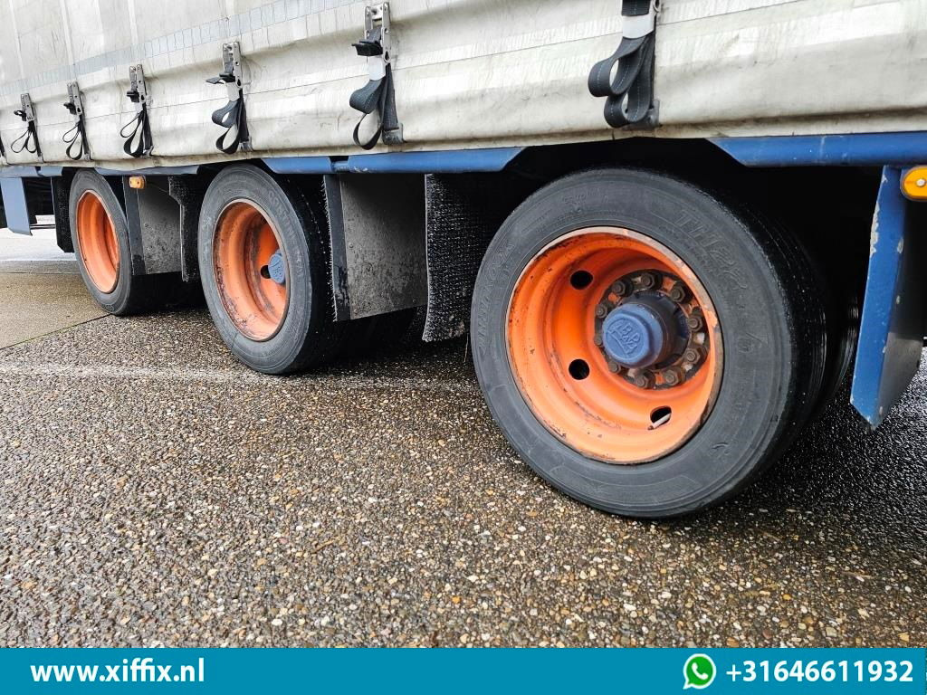 低装载半拖车 Meusburger 3-ass. Mega Semi dieplader met huifopbouw：图9