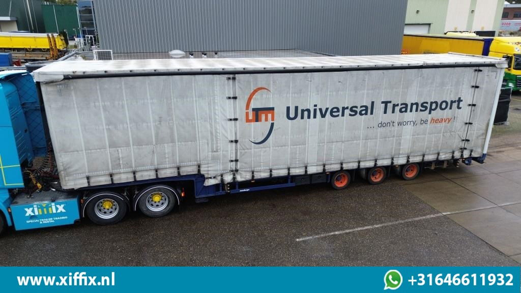 Meusburger 3-ass. Mega Semi dieplader met huifopbouw - 低装载半拖车:图1 Meusburger 3-ass. Mega Semi dieplader met huifopbouw - 低装载半拖车:图1