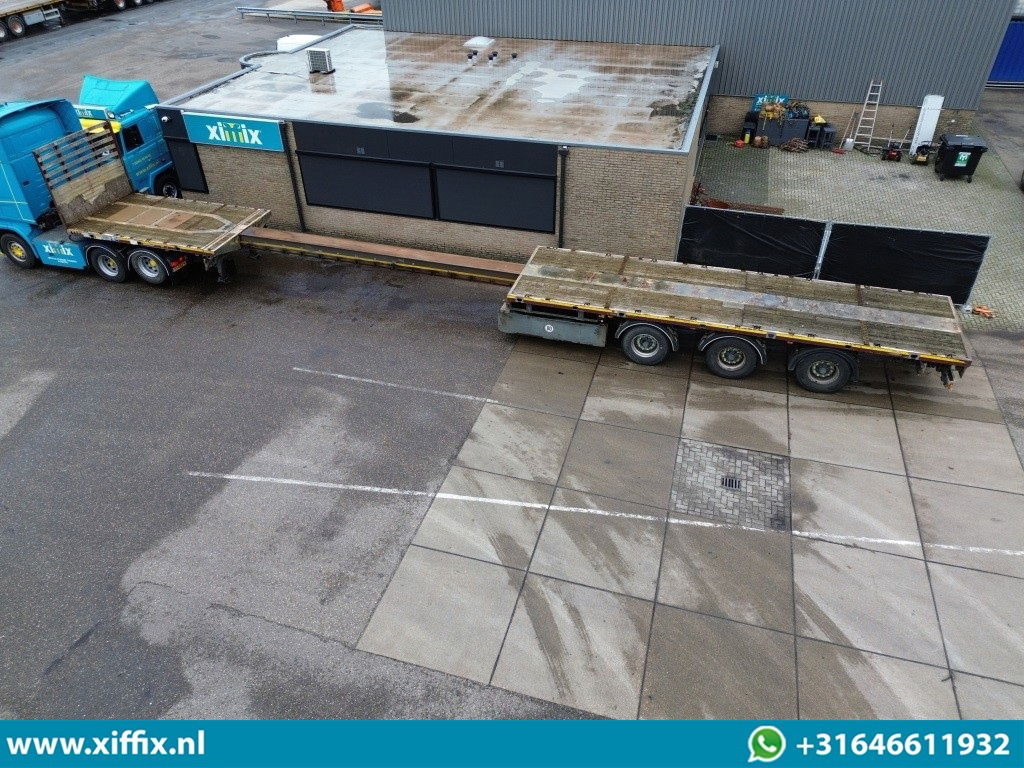 Meusburger 3-ass. Vlakke uitschuifbare oplegger / 3x gestuurd - 栏板式/ 平板半拖车:图2 Meusburger 3-ass. Vlakke uitschuifbare oplegger / 3x gestuurd - 栏板式/ 平板半拖车:图2