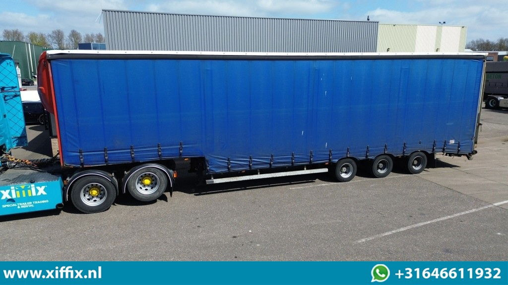 Nooteboom 3-ass. Semi dieplader met huifopbouw / Laadklep - 低装载半拖车:图1 Nooteboom 3-ass. Semi dieplader met huifopbouw / Laadklep - 低装载半拖车:图1