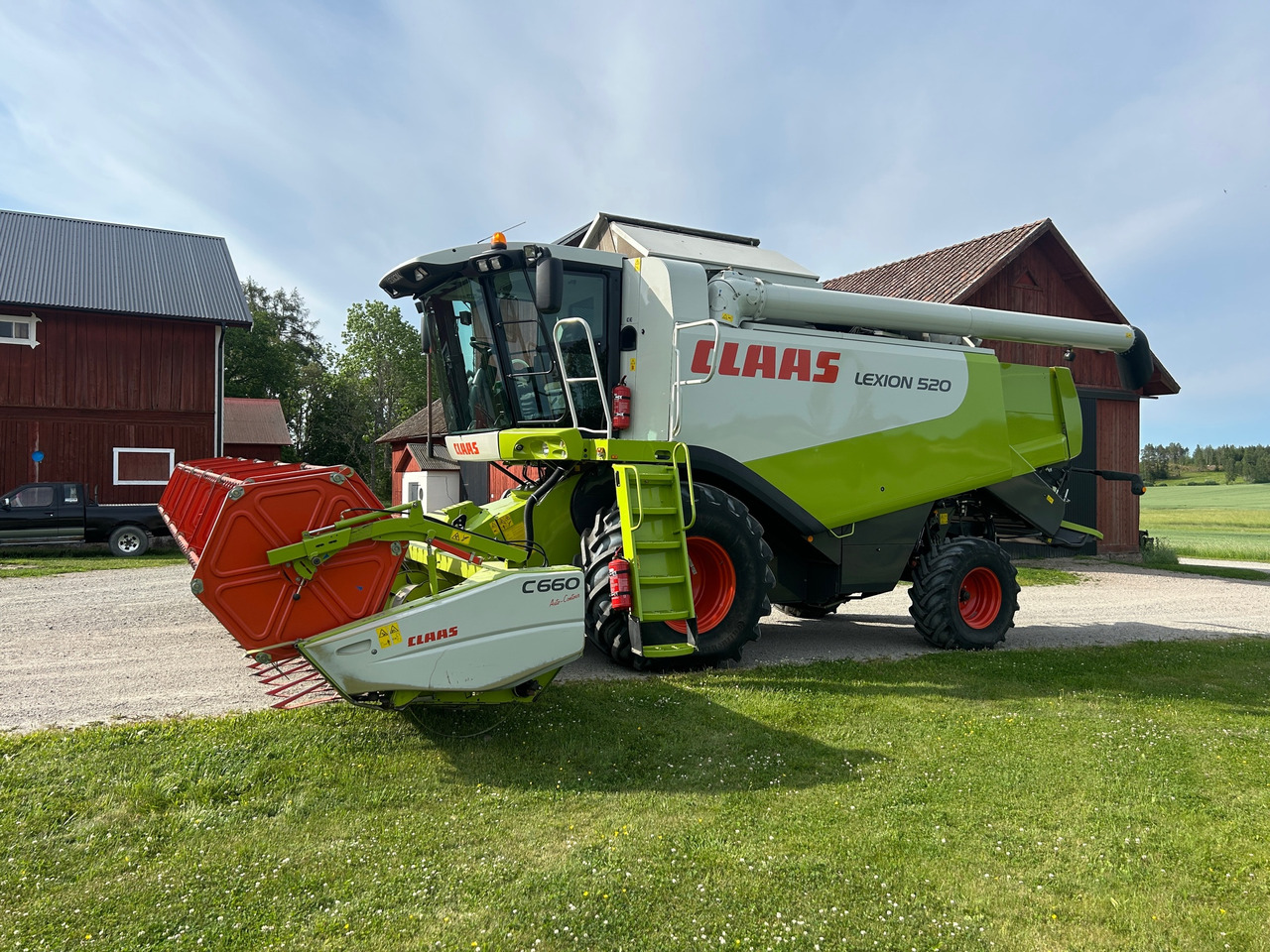 Claas Lexion 520 - 联合收割机:图1 Claas Lexion 520 - 联合收割机:图1