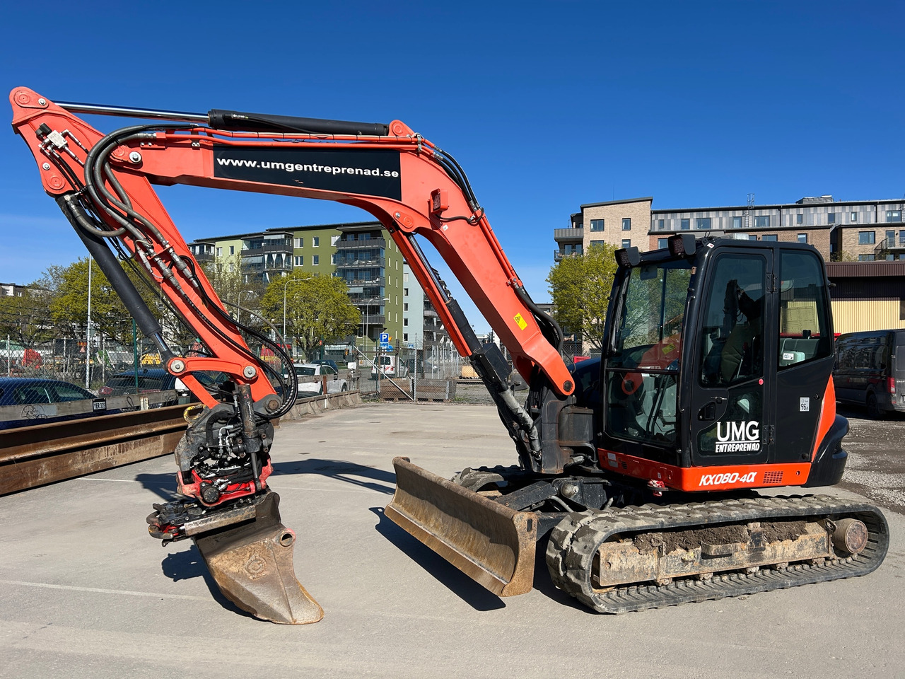 Kubota KX080-4 - 挖掘机:图1 Kubota KX080-4 - 挖掘机:图1