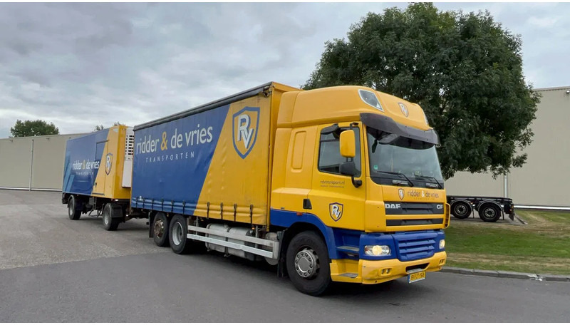DAF CF 85.410 Schuifzijlen wagen 6x2 Daf CF85 - 厢式卡车:图1 DAF CF 85.410 Schuifzijlen wagen 6x2 Daf CF85 - 厢式卡车:图1