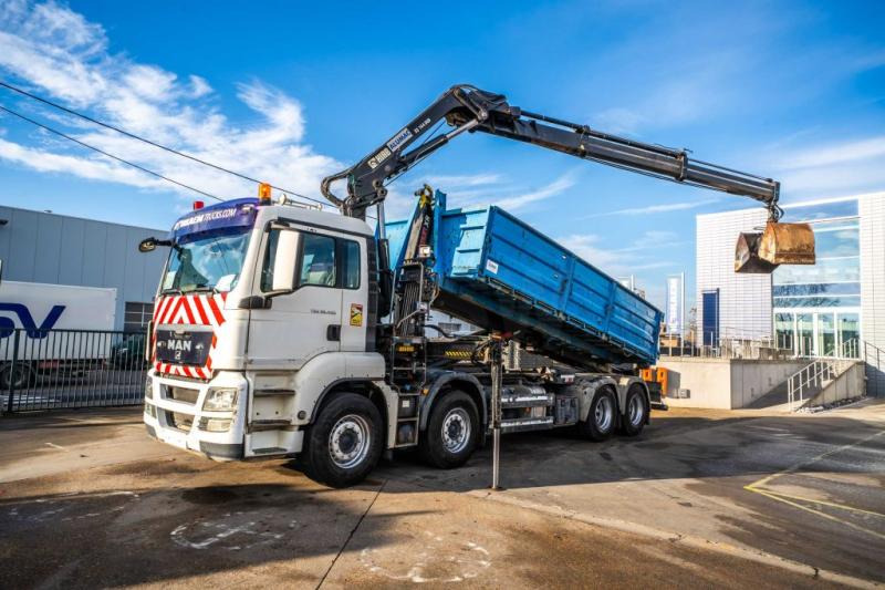 MAN TGS 35.400 BL - HIAB 144 E-2 DUO - 吊钩升降车, 起重车:图1 MAN TGS 35.400 BL - HIAB 144 E-2 DUO - 吊钩升降车, 起重车:图1