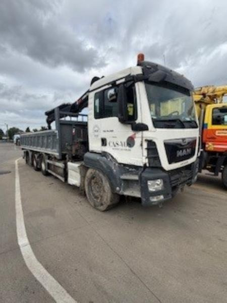 MAN TGS 35.460 BL - HIAB X-HIDUO 228 E-3 (DAMAGED) - 翻斗车, 起重车:图2 MAN TGS 35.460 BL - HIAB X-HIDUO 228 E-3 (DAMAGED) - 翻斗车, 起重车:图2