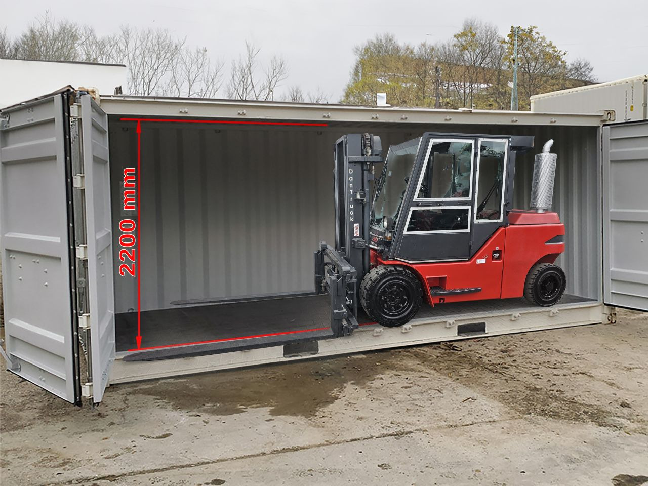 Dan Truck 8450DG Container-Indoor-Stapler -TRIPLEX - 柴油叉车:图1 Dan Truck 8450DG Container-Indoor-Stapler -TRIPLEX - 柴油叉车:图1