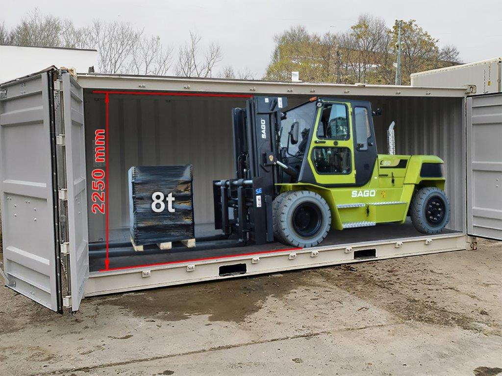 SAGO C80D - Container-Indoor-Stapler - 柴油叉车:图1 SAGO C80D - Container-Indoor-Stapler - 柴油叉车:图1