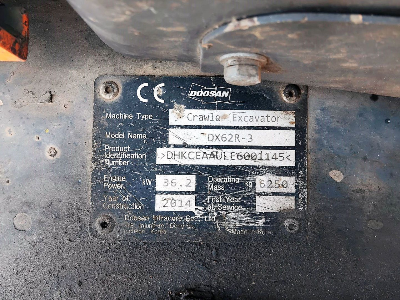 DOOSAN DX62R-3 - 小型挖掘机:图3 DOOSAN DX62R-3 - 小型挖掘机:图3