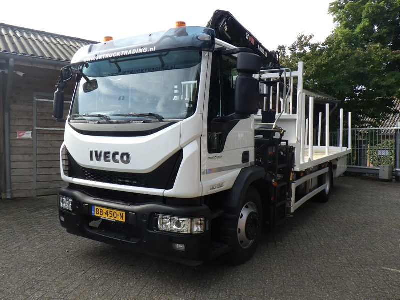 Iveco EuroCargo 140 250 / 6 cilinder / Manual / Bladgeveerd / Hiab X-HIDUO 158 / Radiografisch / Drilling / Winch - 起重车:图1 Iveco EuroCargo 140 250 / 6 cilinder / Manual / Bladgeveerd / Hiab X-HIDUO 158 / Radiografisch / Drilling / Winch - 起重车:图1