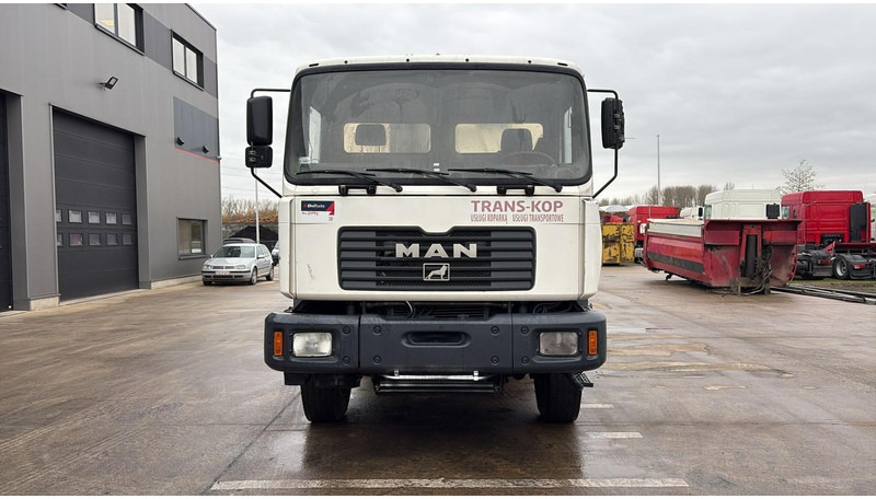 MAN 27.414 (6 CYLINDER / EURO 2 / TOP CONDITION / BONNE ETATT / GRAND PONT / LAMES / STEEL SUSP.) - 翻斗车:图2 MAN 27.414 (6 CYLINDER / EURO 2 / TOP CONDITION / BONNE ETATT / GRAND PONT / LAMES / STEEL SUSP.) - 翻斗车:图2