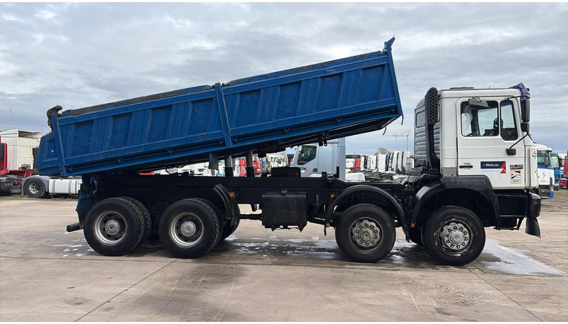 MAN 35.414 (6 CYLINDER / 8X6 / BIG AXLES / STEEL SUSP. / LAMES / GRAND PONT) - 翻斗车:图3 MAN 35.414 (6 CYLINDER / 8X6 / BIG AXLES / STEEL SUSP. / LAMES / GRAND PONT) - 翻斗车:图3