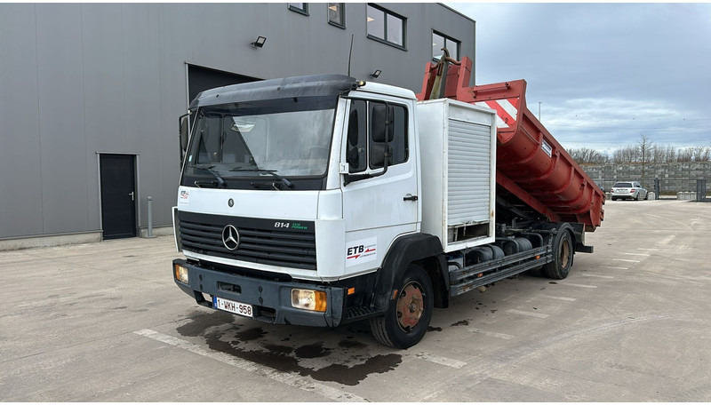 Mercedes-Benz SK 814 (BELGIAN TRUCK / HOOK / PERFECT CONDITION !!! / WITH CONTAINER / 363000 KM !!!! ) - 吊钩升降车:图2 Mercedes-Benz SK 814 (BELGIAN TRUCK / HOOK / PERFECT CONDITION !!! / WITH CONTAINER / 363000 KM !!!! ) - 吊钩升降车:图2