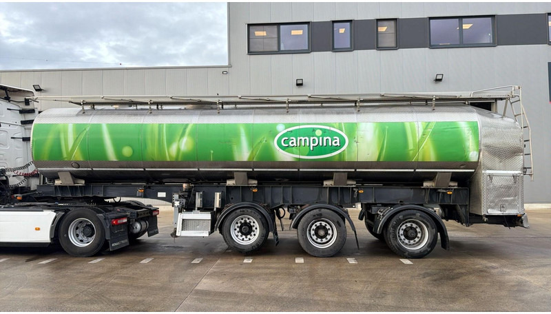 TURBO'S HOET OC/3AT/39 (29500 LITER / MILK / MILCHE / LAIT / WATER / 2X STEERING AXLE / 2X LENKASCHEN) - 液罐半拖车:图5 TURBO'S HOET OC/3AT/39 (29500 LITER / MILK / MILCHE / LAIT / WATER / 2X STEERING AXLE / 2X LENKASCHEN) - 液罐半拖车:图5