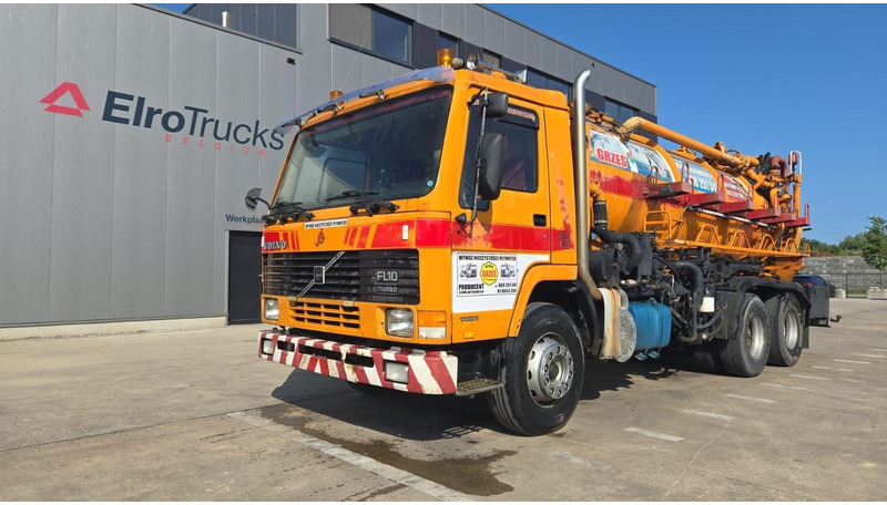 Volvo FL 10 - 320 (10500L + 1500L / 10 TYRES FULL STEEL / HIGH PRESSURE + VACUUM / POMPE MANUELLE / MANUAL PUMP) - 真空车:图1 Volvo FL 10 - 320 (10500L + 1500L / 10 TYRES FULL STEEL / HIGH PRESSURE + VACUUM / POMPE MANUELLE / MANUAL PUMP) - 真空车:图1