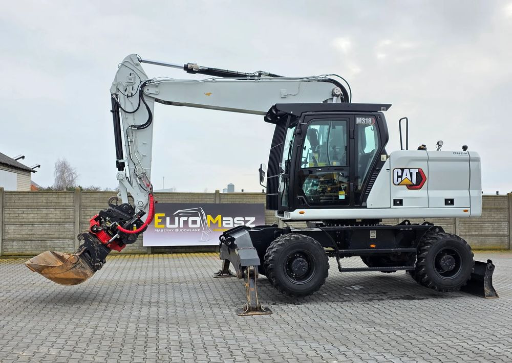 Caterpillar 318, 2021 ROK, 2200 MTH, ROTOTILT R5 - 轮式挖掘机:图1 Caterpillar 318, 2021 ROK, 2200 MTH, ROTOTILT R5 - 轮式挖掘机:图1