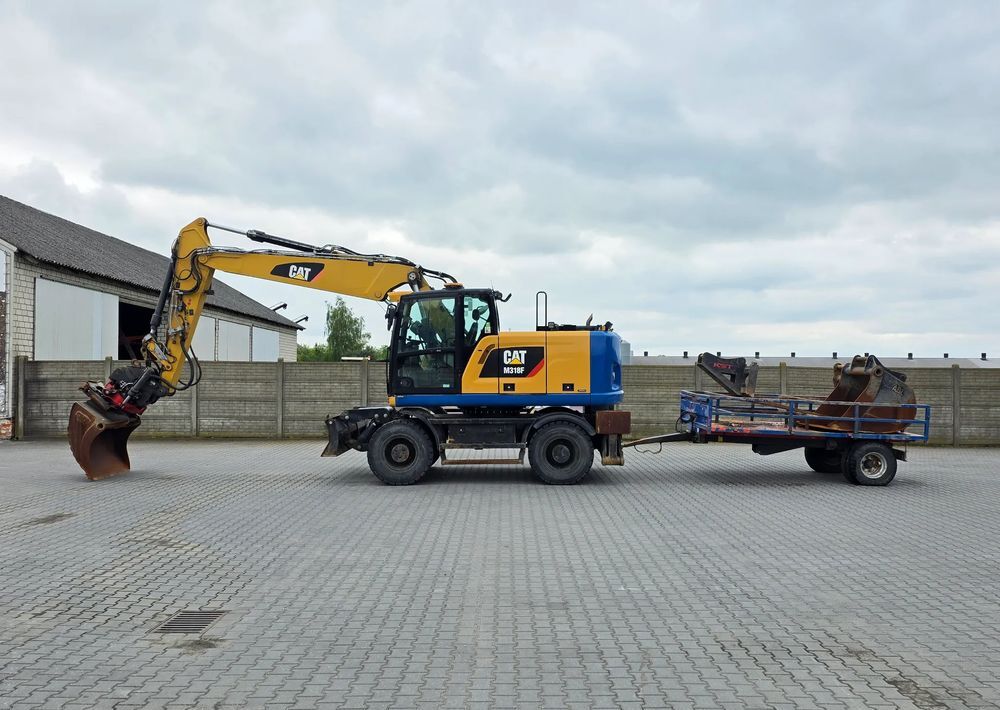 Caterpillar M318F, 2018 ROK, PODPORY + PŁUG, ROTOTILT - 轮式挖掘机:图1 Caterpillar M318F, 2018 ROK, PODPORY + PŁUG, ROTOTILT - 轮式挖掘机:图1