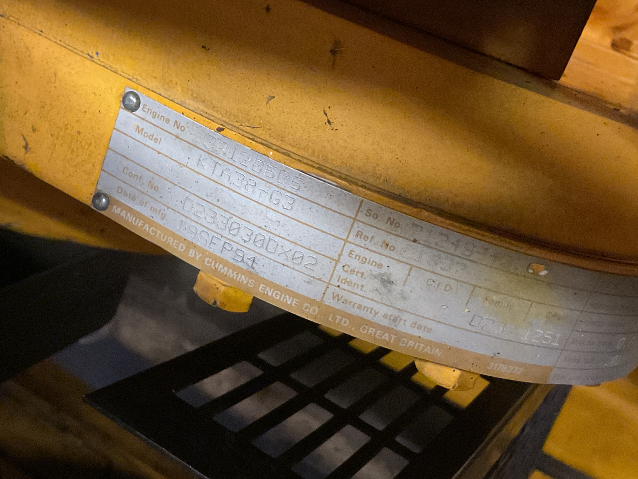 Cummins KTA38G3, 1000KVA Generatorset. Low hours and complete. - 发电机组:图5 Cummins KTA38G3, 1000KVA Generatorset. Low hours and complete. - 发电机组:图5