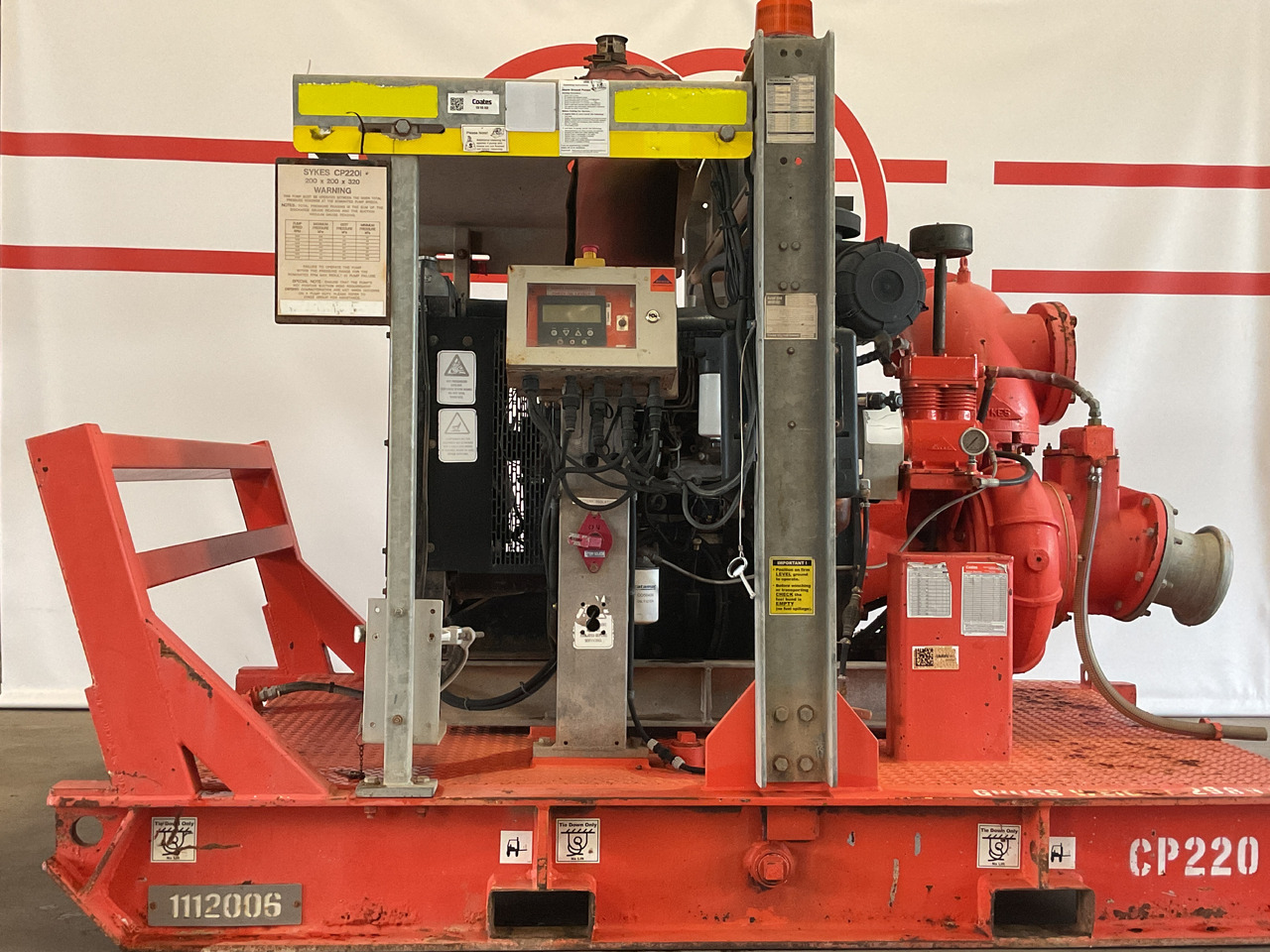 Sykes CP220i water pump, very complete. Perkins powered water pump. - 水泵:图1 Sykes CP220i water pump, very complete. Perkins powered water pump. - 水泵:图1