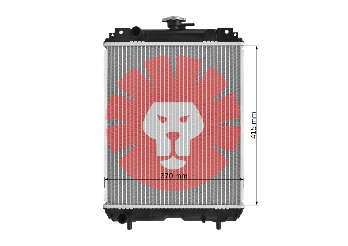 CASE CX15B CX17B CX18B - 散热器 适用于 小型挖掘机:图3 CASE CX15B CX17B CX18B - 散热器 适用于 小型挖掘机:图3