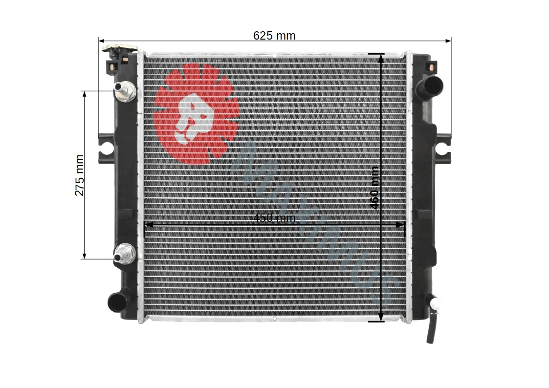 CATERPILLAR DP20N DP25N GP15N GP18N GP20C GP20N GP25N GP30N GP35N P3000 P3500 P4000 P5000 P5500 P6000 P6500 P7000 PC4000 - 散热器 适用于 叉车:图2 CATERPILLAR DP20N DP25N GP15N GP18N GP20C GP20N GP25N GP30N GP35N P3000 P3500 P4000 P5000 P5500 P6000 P6500 P7000 PC4000 - 散热器 适用于 叉车:图2