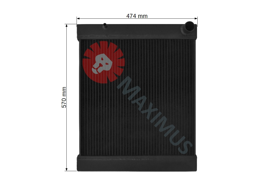 JCB 520LE 520-50LE 525LE 525-50LE - 散热器 适用于 伸缩臂叉装车:图4 JCB 520LE 520-50LE 525LE 525-50LE - 散热器 适用于 伸缩臂叉装车:图4
