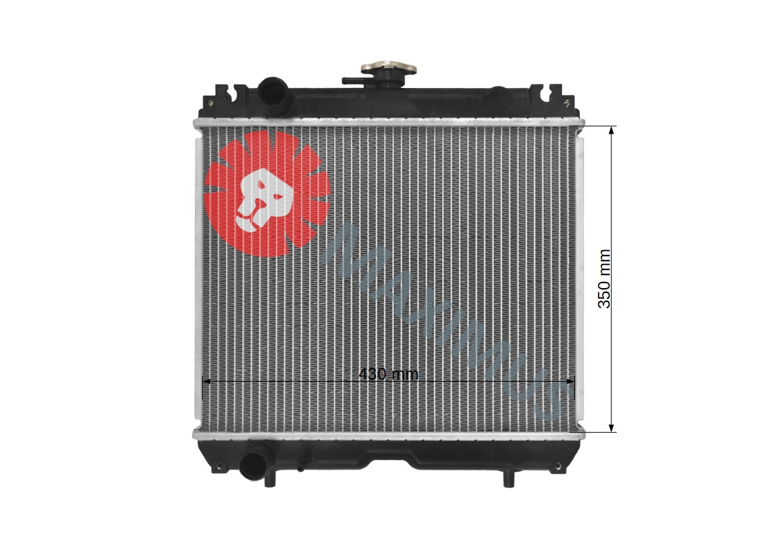 KUBOTA B3000 , B3030 - 散热器 适用于 紧凑型拖拉机:图2 KUBOTA B3000 , B3030 - 散热器 适用于 紧凑型拖拉机:图2