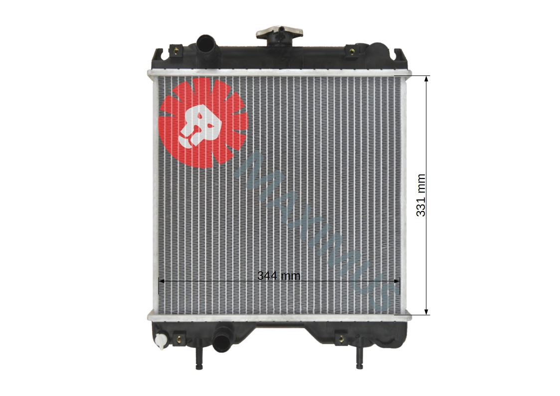 KUBOTA BX2230 , BX22 , BX23 , BX2200 - 散热器 适用于 紧凑型拖拉机:图2 KUBOTA BX2230 , BX22 , BX23 , BX2200 - 散热器 适用于 紧凑型拖拉机:图2