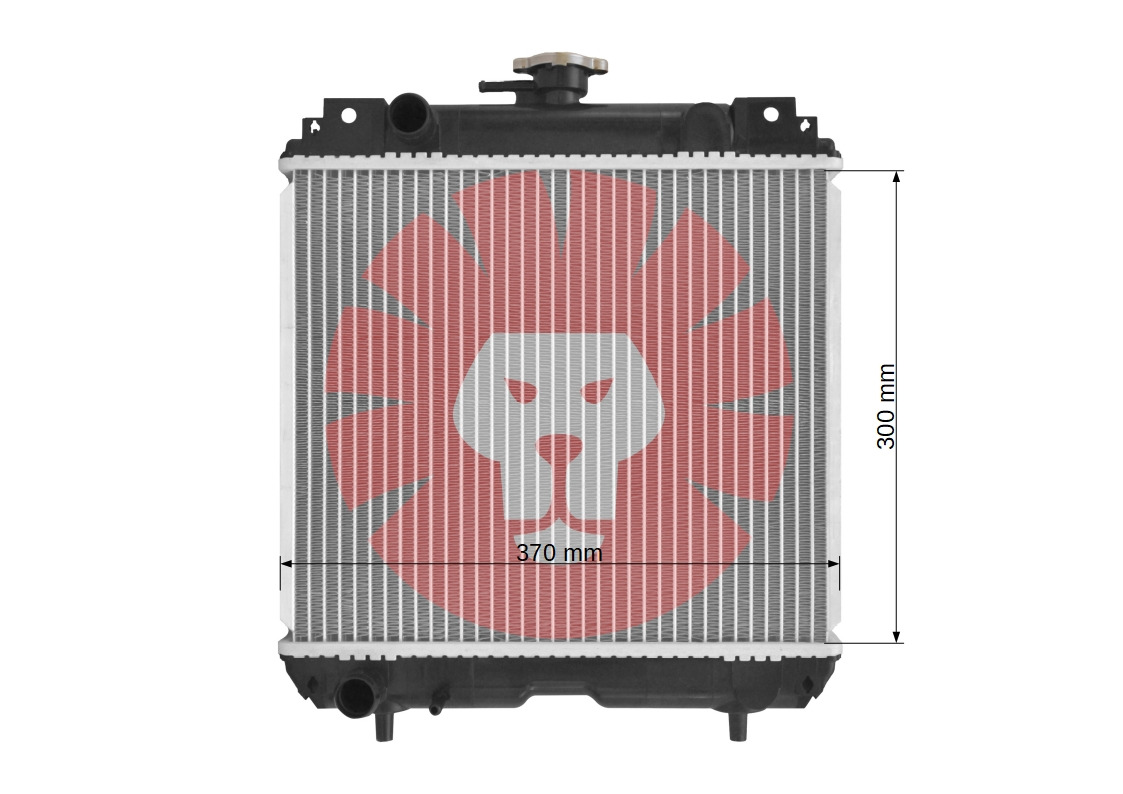 KUBOTA GB13 GB14 GB15 - 散热器 适用于 紧凑型拖拉机:图3 KUBOTA GB13 GB14 GB15 - 散热器 适用于 紧凑型拖拉机:图3