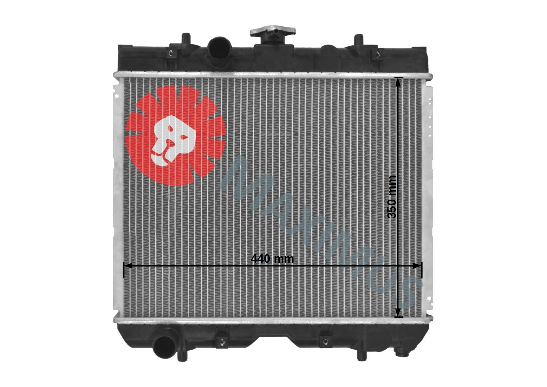 KUBOTA L2600 , L3000 , L4300 , L2800 , L3400 , L3700 - 散热器 适用于 紧凑型拖拉机:图2 KUBOTA L2600 , L3000 , L4300 , L2800 , L3400 , L3700 - 散热器 适用于 紧凑型拖拉机:图2