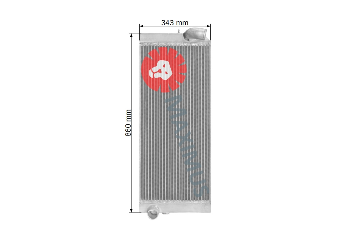 MANITOU MLT735 - 散热器 适用于 伸缩臂叉装车:图3 MANITOU MLT735 - 散热器 适用于 伸缩臂叉装车:图3