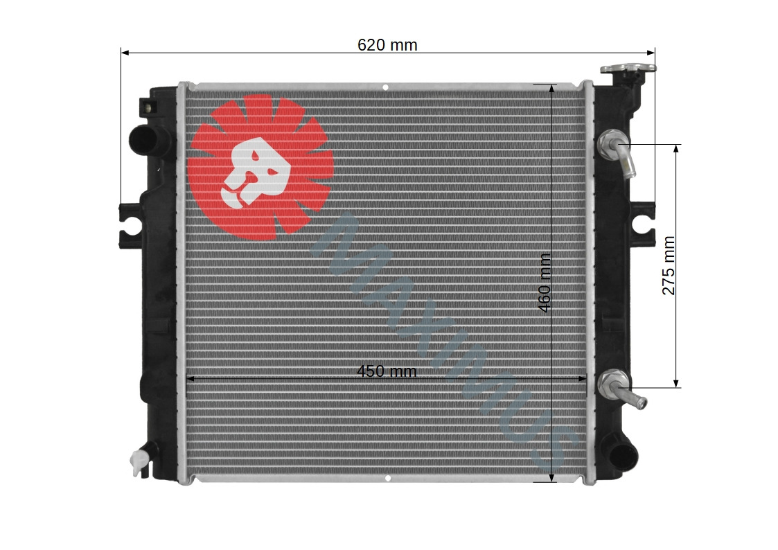 TOYOTA 7FDU15 , 7FDU18 , 7FGU15 , 7FGU18 , 7FGCU20 , 7FGUC25 , 7FGUC30 , 7FGUC32 - 散热器 适用于 叉车:图2 TOYOTA 7FDU15 , 7FDU18 , 7FGU15 , 7FGU18 , 7FGCU20 , 7FGUC25 , 7FGUC30 , 7FGUC32 - 散热器 适用于 叉车:图2