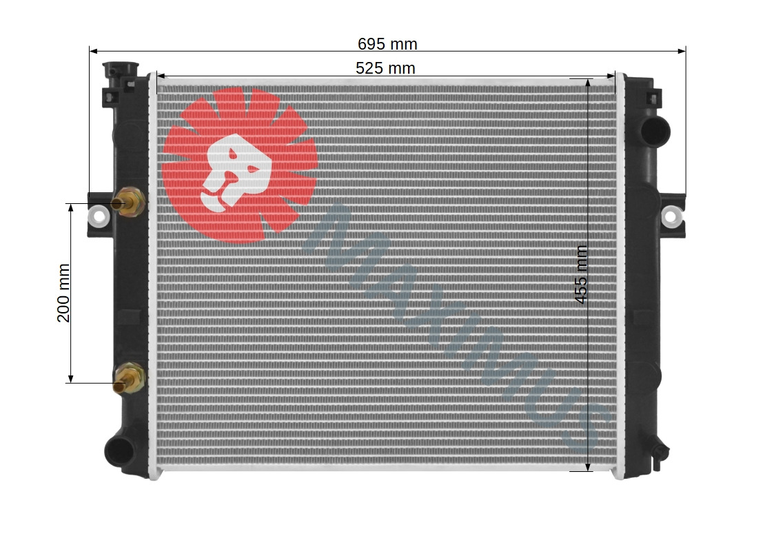 TOYOTA FORKLIFT WÓZEK WIDŁOWY - 散热器 适用于 叉车:图3 TOYOTA FORKLIFT WÓZEK WIDŁOWY - 散热器 适用于 叉车:图3