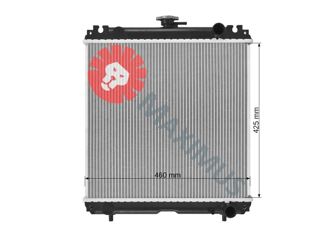 YANMAR 3TNV88 - 散热器 适用于 紧凑型拖拉机:图3 YANMAR 3TNV88 - 散热器 适用于 紧凑型拖拉机:图3