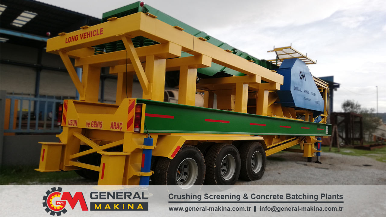 GENERAL MAKİNA Mobile Crushing System With Jaw Crusher - 颚式破碎机:图5 GENERAL MAKİNA Mobile Crushing System With Jaw Crusher - 颚式破碎机:图5
