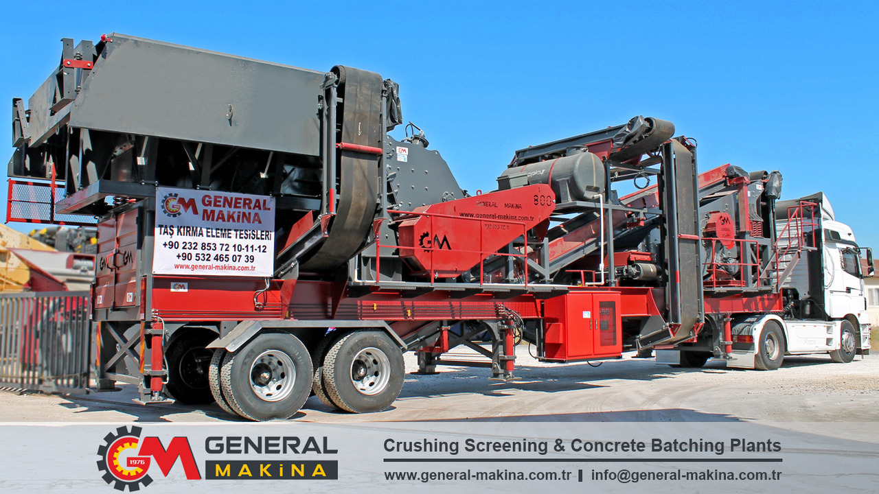 General Makina 800 Series Mobile Impact Crusher Plant - 反击式破碎机:图1 General Makina 800 Series Mobile Impact Crusher Plant - 反击式破碎机:图1