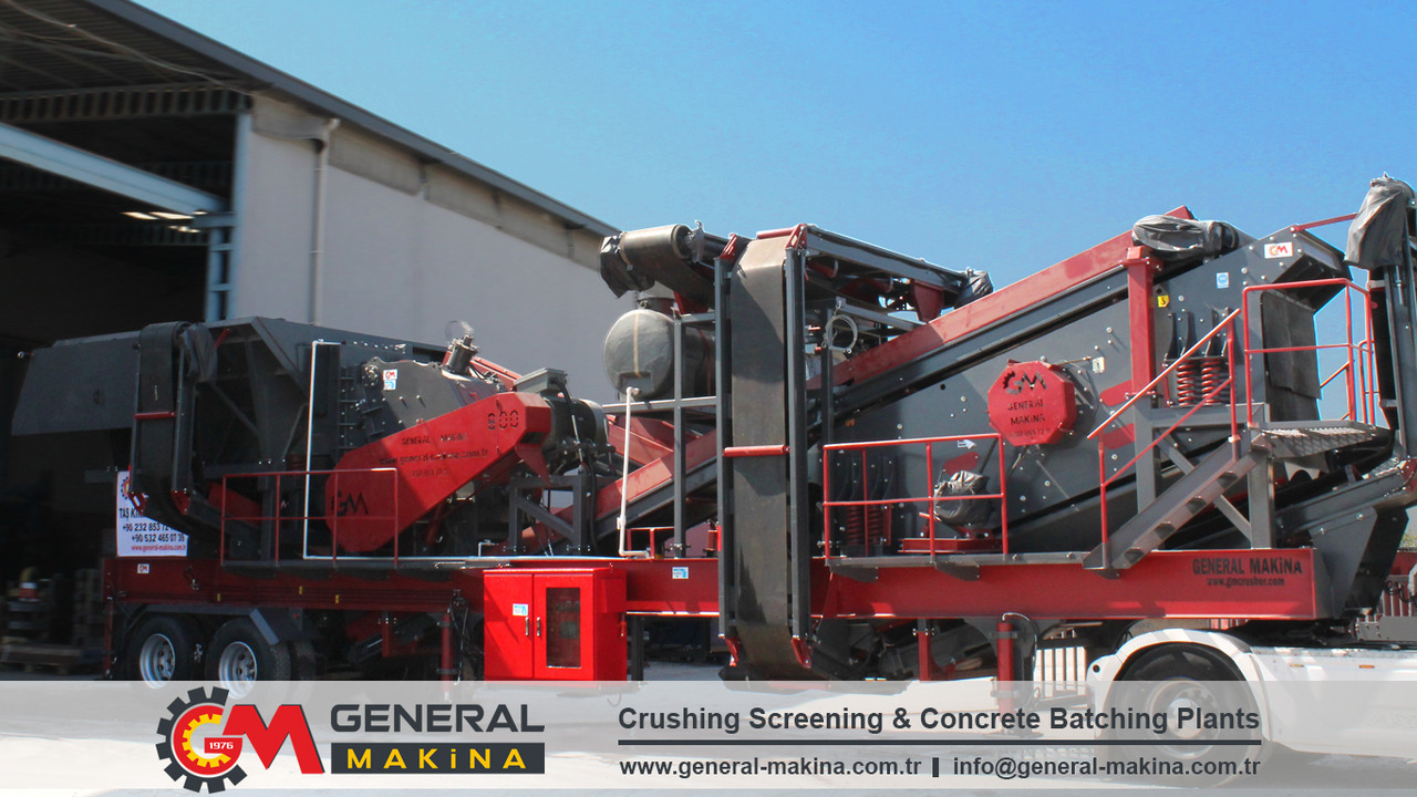 General Makina 800 Series Mobile Impact Crusher Plant - 反击式破碎机:图2 General Makina 800 Series Mobile Impact Crusher Plant - 反击式破碎机:图2